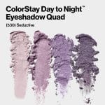 Revlon ColorStay Day to Night Eyeshadow Quad, Longwear Shadow Palette with Transitional Shades and Buttery Soft Feel, Crease & Smudge Proof, 530 Seductive, 0.16 Oz - Image 3