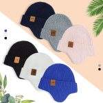 POXIMI Baby Boy Winter Hat Toddler Warm Beanie Girl Knit Hats with Earflap Kid Cute Earmuffs - Image 4
