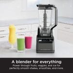 Ninja BR201AMZ Professional Blender 2.0, 1200 Watts, Auto-iQ Program, Total Crushing Blades, 72-oz. Pitcher, 4 Manual Speeds for Smoothies, Shakes, and Frozen Drinks, Dishwasher-Safe Parts, Dark Grey - Image 3