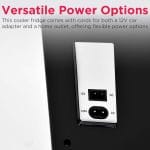 Frigidaire EFMIS567_AMZ, Retro Mini Drink Fridge. 18 Cans Or 4 Wine Bottles, Thermoelectric Drink Fridge- Stainless - Image 4