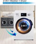 BLACK+DECKER Washer and Dryer Combo, 2.7 Cu. Ft. All In One Washer and Dryer with LED Display & 16 Cycles - Image 3