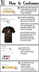 Custom T Shirt Men Women Add Your Own Design Picture Photo Text Personalized T-Shirt - Image 4