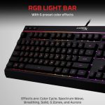 HyperX Alloy Core RGB – Membrane Gaming Keyboard, Comfortable Quiet Silent Keys with RGB LED Lighting Effects, Spill Resistant, Dedicated Media Keys, Compatible with Windows 10/8.1/8/7 – Black - Image 4