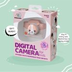 Kidamento Kids Digital Camera & Video Camcorder with Touchscreen, Soft Silicone Casing, Detachable Lens Cap, 32GB Memory Card - Model K Meowie The Cat - Image 4