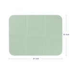 Ubbi On-The-Go Diaper Changing Baby Mat, Soft and Comfortable Diaper Bag Accessory Must Have for Newborns, Easy to Clean, Portable Folding Pad, Baby Traveling Accessories, Sage Green - Image 3