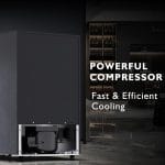 24 Bottle Mini Fridge, Small Freestanding Wine Cooler Refrigerator for Red and White with 40-66F Digital Temperature Control Glass Door - Image 5