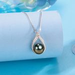 Gifts for women Mom her Girlfriend grandma Wife on Christmas Day Mothers Day Valentines Birthday Gifts Wedding Gift Jewelry Anniversary Tahitian Black Pearl Necklaces - Image 4
