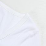 PALINDA Women's Crew Neck Ribbed Fitted Shirt Basic Short Sleeves Summer T Shirt Tops - Image 3