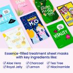 FACETORY K Beauty Face Mask Skin Care - BEST OF 7 COLLECTION Sheet Mask Set | Natural Premium Korean Face Mask For All Skin Types - No Sulfates No Parabens (7 pc) - Image 4