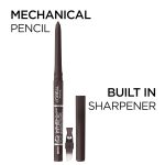 L'Oreal Paris Makeup Infallible Never Fail Original Mechanical Pencil Eyeliner with Built in Sharpener, Black Brown, 0.008 oz., 2 Count - Image 3