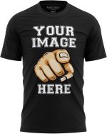 Custom Shirt for Men, ADD Your Image to Front and Back Printing, Customized Tshirts Design Your Own - Image 3
