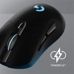 Logitech G703 Lightspeed Wireless Gaming Mouse W/Hero 25K Sensor, PowerPlay Compatible, Lightsync RGB, Lightweight 95G+10G Optional, 100-25, 600 DPI, Rubber Side Grips - Black - Image 4