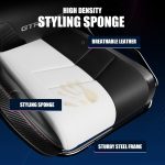 GTRACING Gaming Chair with Speakers Bluetooth Music Video Game Chair Audio Ergonomic Design Heavy Duty Office Computer Desk Chair (Black) - Image 4