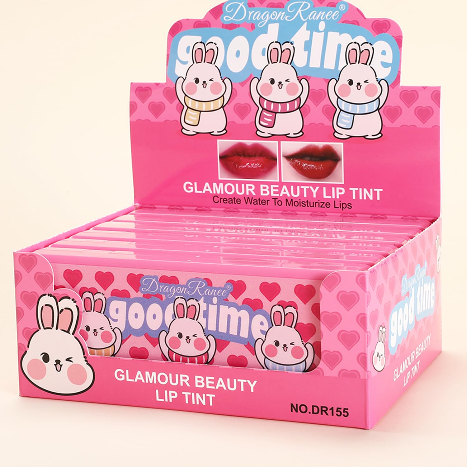 Eakroo 10 Colors Lip Tint Stain Set, Korean Lip Gloss Watery Lip Stain Moisturizing Mini Liquid Lipstick Set, Blush for Cheeks, Lipstick for Women, Non-Stick Cup, Long-Lasting, Vivid Color (Set B) - Image 4