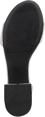 LONDON FOG Women's Nikki Low Two Piece Block Heel Dress Shoe Ladies Ankle Strap Pump Sandal - Image 3