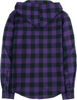 Mens Hooded Flannel Shirts Hoodie Shirt Long Sleeve Casual Plaid Button Down Jackets Stylish with Pocket - Image 3