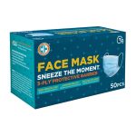 Be Smart Get Prepared 50 pcs FACE MASK, 3 Ply Protective Barrier, Single Use, Disposable Earloop – Home, Travel, Office, School, Work, Outdoors - Image 3