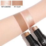 FOCALLURE 2 Pcs Mineral Cream Contour Stick,Moisturize Highlighter and Bronzer Pen,Non Stick Face Brightens & Shades Pencil,Long Lasting & Smooth Gliding Face Illuminator Makeup,Medium - Image 4