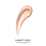 Morphe Lightform Dewy Foundation - Extended Hydration Foundation Makeup with a Lasting, Natural Radiant Finish - Long-Wearing Formula with Buildable, Medium Coverage - Light 03C (1.01 fl oz) - Image 3