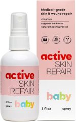 Active Skin Repair Natural, Non-Toxic, No Sting Baby Spray First Aid Safe For Use on Diaper Rash, Baby Acne, Eczema, Cuts, Wounds, Scrapes, and Other Skin Irritations (3 oz. Spray) - Image 2