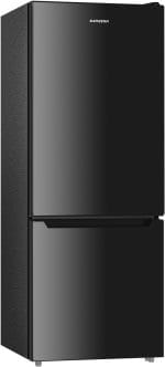 BANGSON 7.1 Cu.Ft Refrigerator with Freezer, Apartment Size Fridge with Bottom Freezer, Large Capacity, Energy Saving, Adjustable Thermostat, Low Noise, Black - Image 2