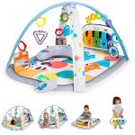 Baby Einstein 4-in-1 Kickin' Tunes Music and Language Play Gym and Piano Tummy Time Activity Mat - Image 2
