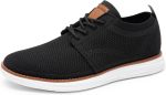 Bruno Marc Men's KnitFlex Breeze Mesh Sneakers Oxfords Lace-Up Lightweight Casual Walking Shoes - Image 2
