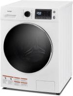 COMFEE’ 24" Washer and Dryer Combo 2.7 cu.ft 26lbs Washing Machine Steam Care, Overnight Dry, No Shaking Front Load Full-Automatic Machine, Dorm White - Image 2