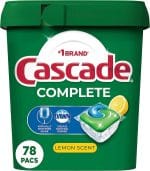 Cascade Complete Dishwasher Pods, Dishwasher Detergent, Lemon Scent ActionPacs, Cleaning Supplies, 78 Count - Image 2