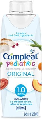 Compleat Pediatric 1.0mL, Nutritionally Complete Tube Feeding Formula, Unflavored, 24 Pack - Image 2