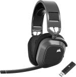Corsair HS80 MAX Wireless Multiplatform Gaming Headset with Bluetooth – Dolby Atmos – Broadcast Quality Microphone – iCUE Compatible – PC, Mac, PS5, PS4, Mobile – Steel Gray - Image 2