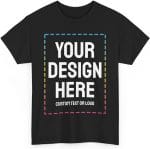 Custom T-Shirt Print with Text, Image or Logo - Personalized Printed Cotton Tees - Design Your Own Shirt for Men and Women - Image 2