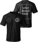 Custom T Shirts for Men Women,Customized T Shirts with Photo Logo Text,Personalized Shirts Front & Back Print - Image 2
