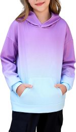 Cute Tie Dye Graphic Hoodies for Teen Girls Gradient Clothes for Girls - Image 2