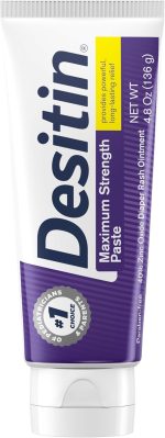 Desitin Maximum Strength Baby Diaper Rash Cream, 40% Zinc Oxide, Hypoallergenic No Added Parabens & Dyes, Protects & Relieves Baby’s Skin for Up to 12 Hours, Prevents Diaper Rash, 4.8 oz Tube - Image 2