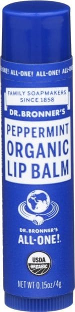Dr. Bronner's Organic Lip Balm Peppermint 0.15 oz - Image 2