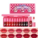 Eakroo 10 Colors Lip Tint Stain Set, Korean Lip Gloss Watery Lip Stain Moisturizing Mini Liquid Lipstick Set, Blush for Cheeks, Lipstick for Women, Non-Stick Cup, Long-Lasting, Vivid Color (Set B) - Image 2