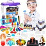 Educational Science Kit for Kids - 56 Science Lab Experiments with Lab Coat Scientist Costume, Science Kits for Kids Age 6-8-10-12, 70+ PCS DIY Stem Projects, Educational Toys for Girls Boys - Image 2