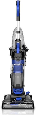 Eureka Lightweight Powerful Upright Vacuum Cleaner for Carpet and Hard Floor, PowerSpeed, New Model,Blue,black/New Model - Image 2