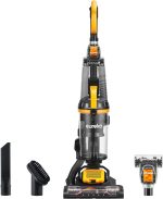 Eureka Powerful Upright Vacuum Cleaner for Home Pet Hair, Lightweight Household Upright Vacuum for Carpet and Hard Floor, MaxSwivel Pro NEU350 with Pet Tool, Yellow - Image 2