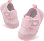 FEETCITY Baby First Walking Shoes Boys Girls Infant Sneakers Crib Shoes Breathable Lightweight Slip On Shoes - Image 2