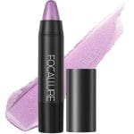 FOCALLURE Ultra Chic Metallic Lipstick,Rich Vitamin E Lip Crayon,Lightweight Shinning Color without Drying or Fading,Long Lasting Lips Makeup,#20 Lavender - Image 2