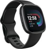Fitbit Versa 4 Fitness Smartwatch with Daily Readiness, GPS, 24/7 Heart Rate, 40+ Exercise Modes, Sleep Tracking and more, Black/Graphite, One Size (S & L Bands Included) - Image 2