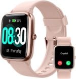 GRV Smart Watch for iOS and Android Phones (Answer/Make Calls), Watches for Women IP68 Waterproof Smartwatch Fitness Tracker Watch with Heart Rate/Sleep Monitor Steps Calories Counter (Pink) - Image 2