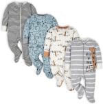 Gerber Baby Boys 4 Pack Sleep 'N Play Footie - Image 2