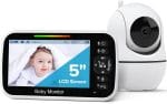 GoodBaby Baby Monitor with Camera and Audio - No WiFi, Remote Pan-Tilt-Zoom, Night Vision, Temperature Sensor, 2-Way Talk, 8 Lullabies, 30-Hour Battery Life，960ft Long Range - Image 2