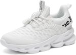 HSQ Boys Girls Tennis Shoes Kids Breathable Sneakers Ultra-Light Athletic Running Shoes for Toddler/Little Kid/Big Kid - Image 2