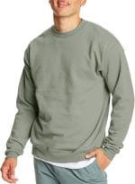 Hanes Men's EcoSmart Fleece, Pullover Crewneck Sweatshirt, 1 or 2 Pack - Image 2