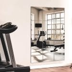 Home Gym Mirror Tiles for Wall, 14"x12"x12PCS Full Length Home Gym Workout Mirror for Garage, Bedroom, Living Room, Over The Door - Image 2