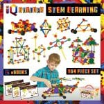 IQ BUILDER | STEM Learning Toys | Creative Construction Engineering | Fun Educational Building Set for Boys & Girls Ages 3-10 | Top Blocks Game Kit - Image 2